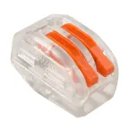 Клемма универсальная СМК 222-412, 2-проводная прозрачная 0,08-2,5 4 кв мм 50шт, REXANT