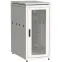 Шкаф сетевой 19дюйм LINEA N 24U 600х1000 мм перф передняя дверь серый