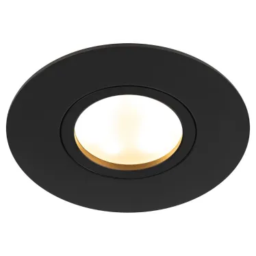 Cветильник встраиваемый алюминиевый KL83 BK MR16/GU5.3 черный
