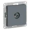 Розетка ATLASDESIGN TV оконечная 1DB механизм грифель