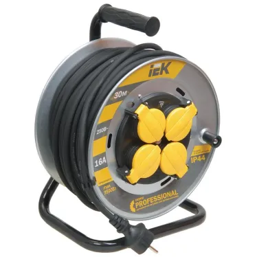 Удлинитель силовой 4 розетки шнур 20м ПВС 3х1.5 УК20 IP44