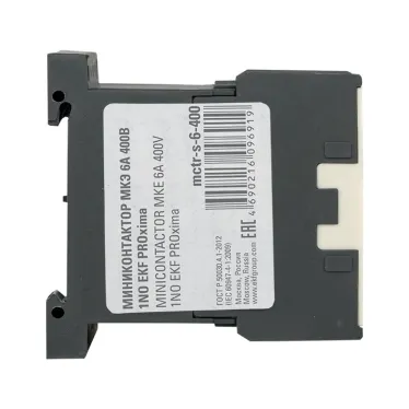 Миниконтактор МКЭ 6А 400В 1NO PROxima