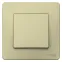 BLANCA С/У 1-клавишный ВЫКЛЮЧАТЕЛЬ (cх.1), 10А, 250B, БЕЖЕВЫЙ