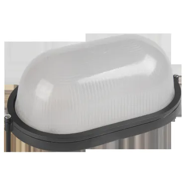 Светильник НПП1401 черный/овал 60Вт IP54 IEK