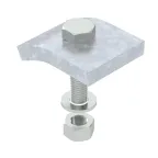 Уголок крепежный (комплект 2 шт) горячий цинк