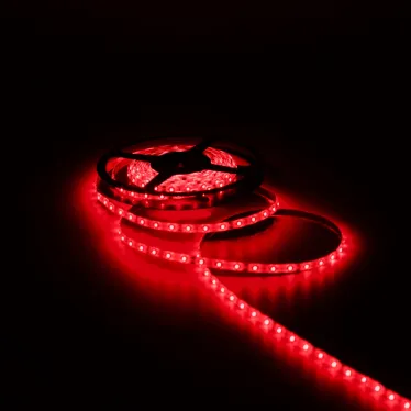 Лента светодиодная LED 2835/60-SMD 4.8 Вт/м 210 лм/м Красный DC 12В IP66 8мм (блистер 5м) Black Gauss