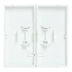 Валенсия лицевая панель выключателя 2-кл. проходного 10А жемчуг