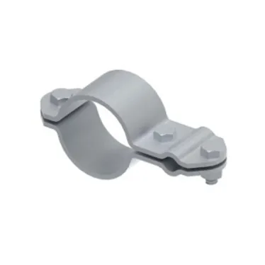 Соединитель для подключения прутка к молниеприемной мачте диаметром. Материал - горячеоцинкованная сталь.