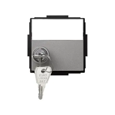 Крышка для розетки с универсальным замком, (ключ арт. 2705891-039), Scudo, серый