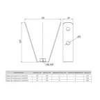 Подвес для профнастила с гайкой М10
