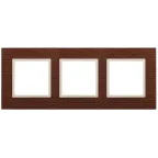 Рамка на 3 поста, дерево, Эра Elegance, дуб+сл.кость, 14-5303-09