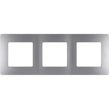 ETIKA Рамка 3 поста алюминий