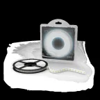 Лента светодиодная LED 5050/60-SMD 14.4 Вт/м 660 лм/м 6500К DC 12В IP66 10мм (блистер 5м) Black Gauss