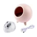 Детский ночник - светильник светодиодный NLED-468-1W-P хомяк розовый