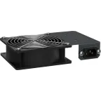 Вентиляторная панель 1 модуль питание С14 без кабеля питания черная