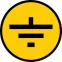 Знак безопасности Заземление 30х30