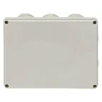 Коробка распаячная КМР-050-042 пылевлагозащитная 10 мембранных вводов уплотнительный шнур (190х140х70) PROxima