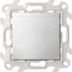 Карточный выключатель с подсветкой 6А 230В~ цвета алюминий S24 Harmonie