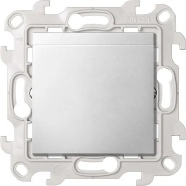 Карточный выключатель с подсветкой 6А 230В~ цвета алюминий S24 Harmonie