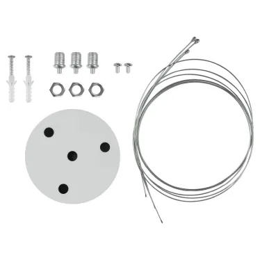 Светильник LED Geometria Hexagon SPO-123-W-40K-045 45Вт 4000K 2500Лм IP40 600*80 белый подвесной драйвер внутри