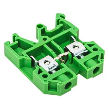 Клемма винтовая JXB- 6мм.кв зеленая