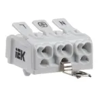 Клемма пружинная соединительная КСПнз3-L+N+PE