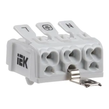 Клемма пружинная соединительная КСПнз3-L+N+PE