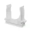 Крепёж-клипса для труб Полистирол белая д25
