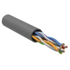                  Витая пара U/UTP кат 5E 4 пары PVC 305м серый GENERICA
               