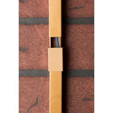 Соединитель (15х10) (4 шт) Plast PROxima под светлое дерево