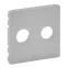Valena LIFE Лицевая панель для розеток TV-SAT Алюминий