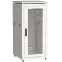 Шкаф сетевой 19дюйм LINEA N 18U 600х600 мм перфорированная передняя дверь серый