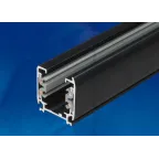Шинопровод осветительный, тип А Трехфазный черный Длина 1 м UBX-AS4 BLACK 100 POLYBAG