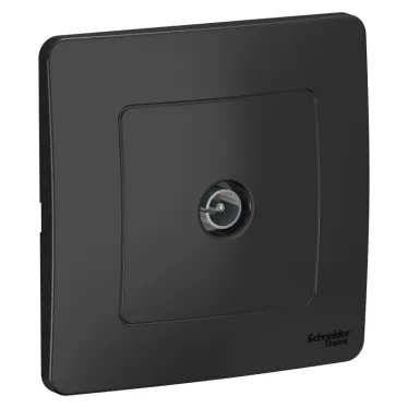 BLANCA скрытой установки коннектор тв, антрацит