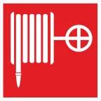 Табличка Пожарный кран 200х200 мм,