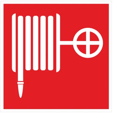 Табличка Пожарный кран 200х200 мм,