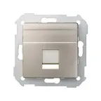 Адаптер на 1 RJ45(12) 75528-, 75540-, 75541-, 75544-39, шторка, S82,82N, шампань