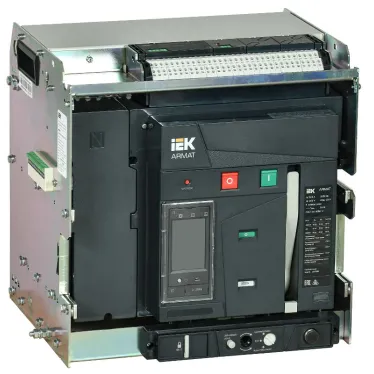 Выключатель автоматический воздушный ARMAT выдвижного исполнения 4P типоразмер D 85кА 2500А расцепитель TT с комплектом аксессуаров 220В: мотор привод катушка включения катушка отключения