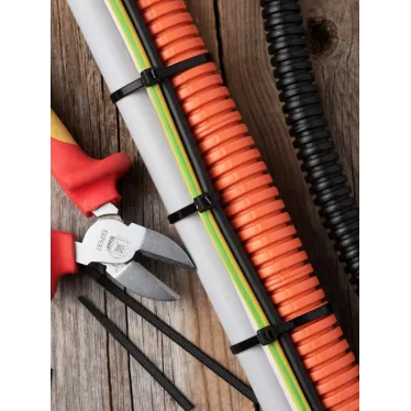 Хомут P6.6 стандартный черный 3.6x200 (100шт) FlexLock PROxima