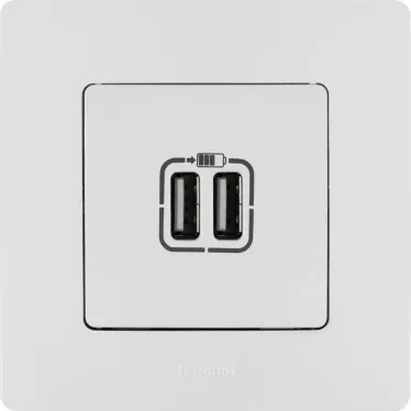 ETIKA Рамка 1 пост белая