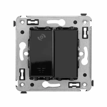 Avanti Диммер кнопочный в стену, ''Черный квадрат''