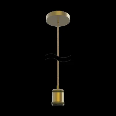 Светильник подвесной под лампу 1хE27 AC 220В Бронзовый IP20 1000х48х80мм Алюминий Decor Gauss