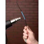 Трубка термоусаживаемая ТУТ нг 6/3 синяя в отрезках по 1м PROxima