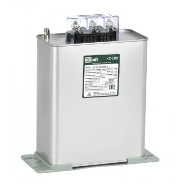 Косинусный конденсатор однофазный 400В, 30кВАр серии КС-102 DEKraft