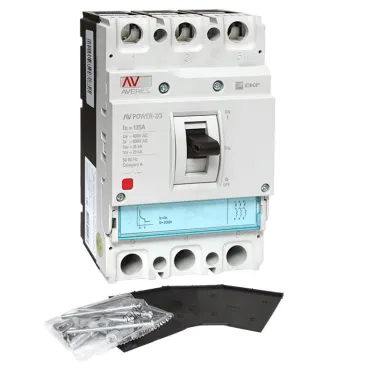 Выключатель автоматический AV POWER-2/3 125А 35кА TR