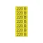 Наклейка знак электробезопасности ''220 В '' 35х100 мм 70шт., REXANT