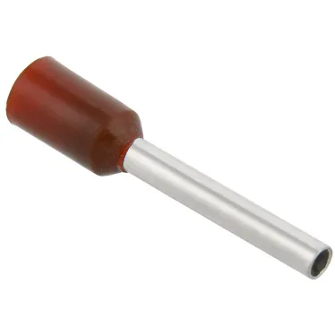 Наконечник НШВИ 1,0-12 темно-красный (100шт/упак)