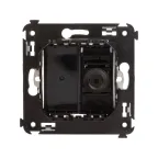 Avanti Розетка TV в стену, оконечная, ''Черный квадрат''