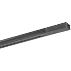 Шинопровод чёрный 1м PTR 1M-BL с токоподводом и заглушкой