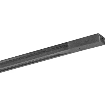 Шинопровод чёрный 1м PTR 1M-BL с токоподводом и заглушкой